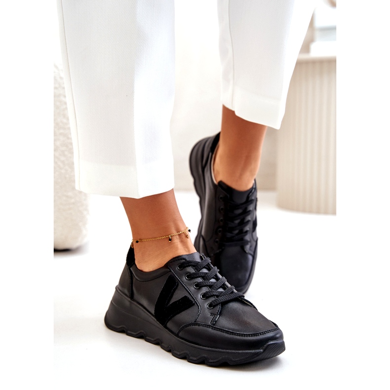 Vinceza 7918 Deportivas Mujer Piel Negro 1