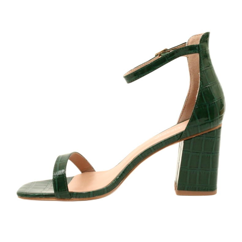 Sandalias de serpientes para mujeres Patrón verde 5 Sandalias de serpientes para mujeres Patrón verde 5
