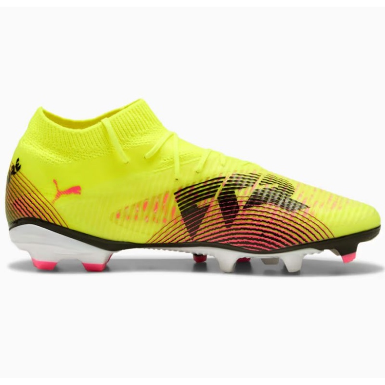 Puma Future 8 Pro FG/AG 108139-03 Zapatos de fútbol amarillo 1