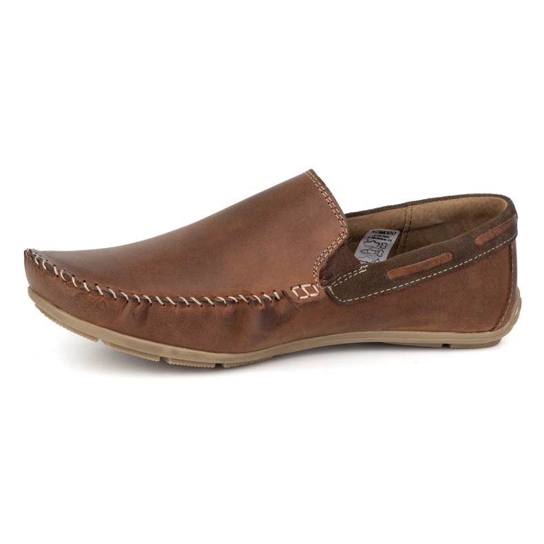 KOMODO Mocasadores de cuero para hombres 920/k/r marrón 1