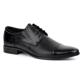 Olivier Elegantes zapatos de cuero para hombres 288t2 negro 2