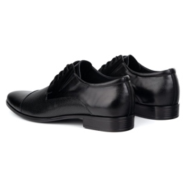 Olivier Elegantes zapatos de cuero para hombres 288t2 negro 5