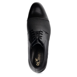 Olivier Elegantes zapatos de cuero para hombres 288t2 negro 6
