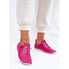 Zapatos de mujer hechos de Artiker de cuero natural 54C0830 Rosa 2