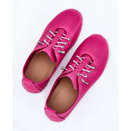 Zapatos de mujer hechos de Artiker de cuero natural 54C0830 Rosa rosado 7
