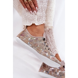 ARTIKER Zapatos de mujer hechos de arte estampado de cuero natural 56C2689 beige 8