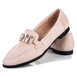 Vices Zapatos de ante con adorno marrón 3