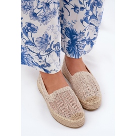 Apartrilles de mujeres en la plataforma beige Vinceza 17392 5