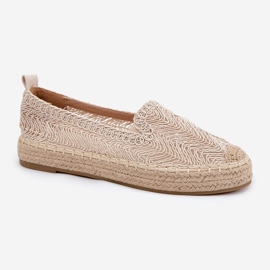 Apartrilles de mujeres en la plataforma beige Vinceza 17392 4