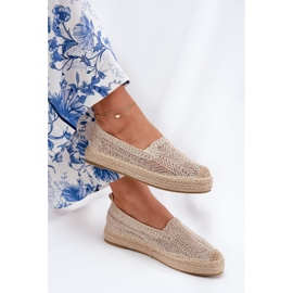 Apartrilles de mujeres en la plataforma beige Vinceza 17392 6