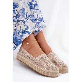 Apartrilles de mujeres en la plataforma beige Vinceza 17392 7