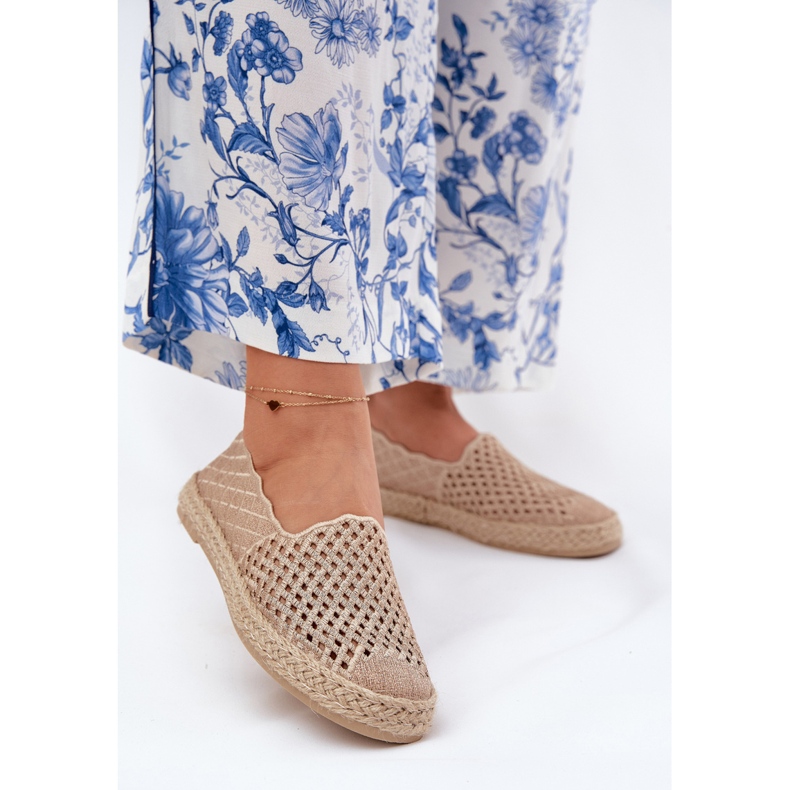Apartrilles de mujeres con Vinceza 13625 Beige Braid 2