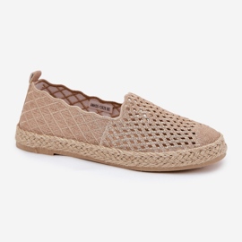Apartrilles de mujeres con Vinceza 13625 Beige Braid 4