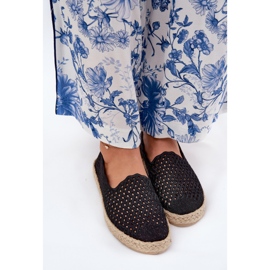 Apartrilles de mujeres con Vinceza 13625 Black Braid negro 3
