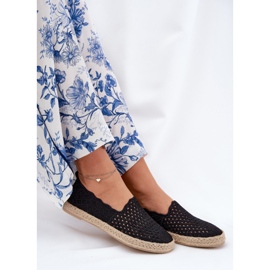 Apartrilles de mujeres con Vinceza 13625 Black Braid negro 5