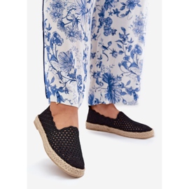 Apartrilles de mujeres con Vinceza 13625 Black Braid negro 1