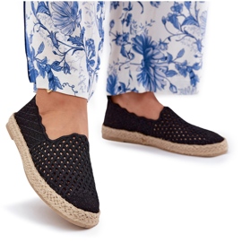 Apartrilles de mujeres con Vinceza 13625 Black Braid negro 8