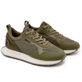 Zapatillas de deporte masculino en la plataforma de sistema de alta polla Big Star RR174360 verde 8