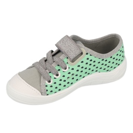Befado Zapatillas de zapatillas para niños 251x189 gris verde 1