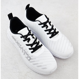 Zapatos deportivos para hombres Bugatti blancos 345-98003-6900 2