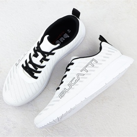 Zapatos deportivos para hombres Bugatti blancos 345-98003-6900 3