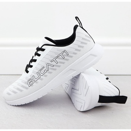 Zapatos deportivos para hombres Bugatti blancos 345-98003-6900 4
