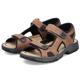 Sandalias velcro Rieker M 26156-25 RKR447B marrón 13