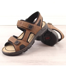 Sandalias velcro Rieker M 26156-25 RKR447B marrón 15