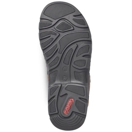 Sandalias velcro Rieker M 26156-25 RKR447B marrón 23