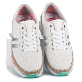 Kylie Zapatillas con cordones, alpargatas marrón gris 1