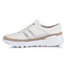 Kylie Zapatillas con cordones, alpargatas marrón gris 2