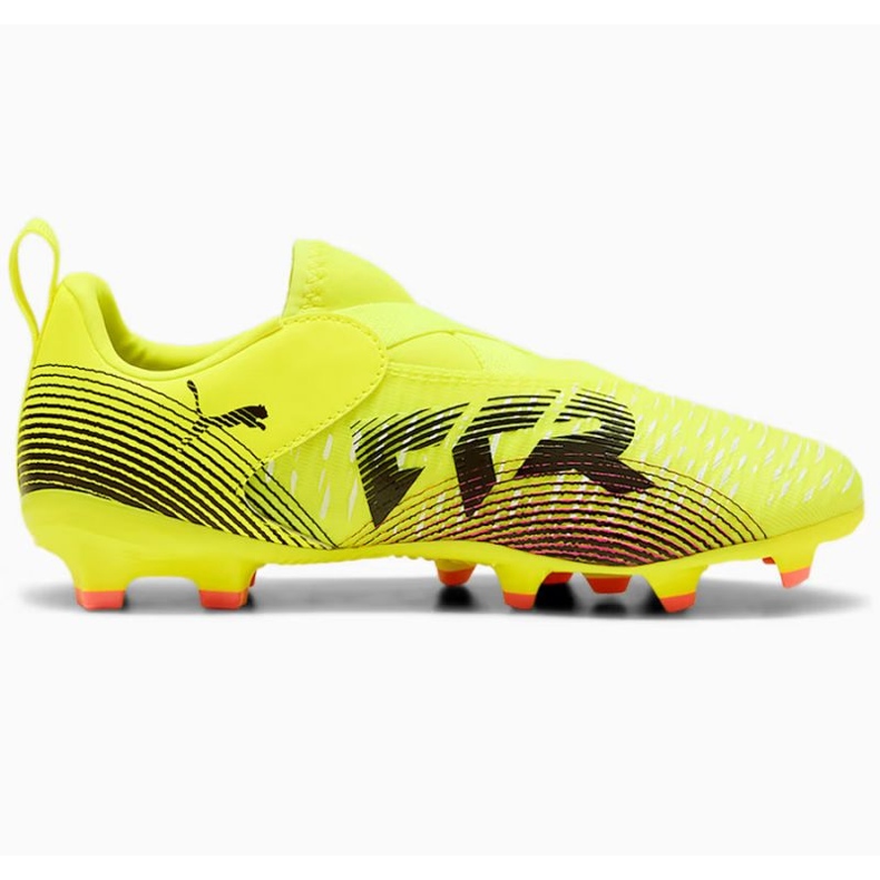Puma Future 8 Match LL FG/AG JR 108285-03 Zapatos de fútbol amarillo 2