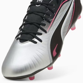 Puma King Match FG/AG 108315-02 Zapatos de fútbol gris 3