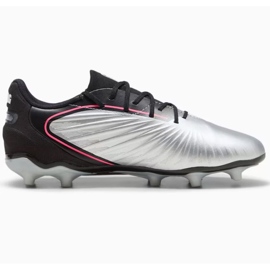 Puma King Match FG/AG 108320-02 Zapatos de fútbol plata 1