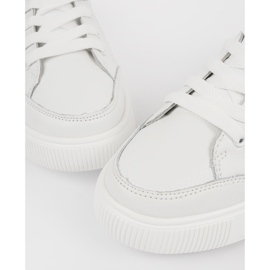 Zapatillas blancas de zapatillas atadas a Sergio Leone blanco 5