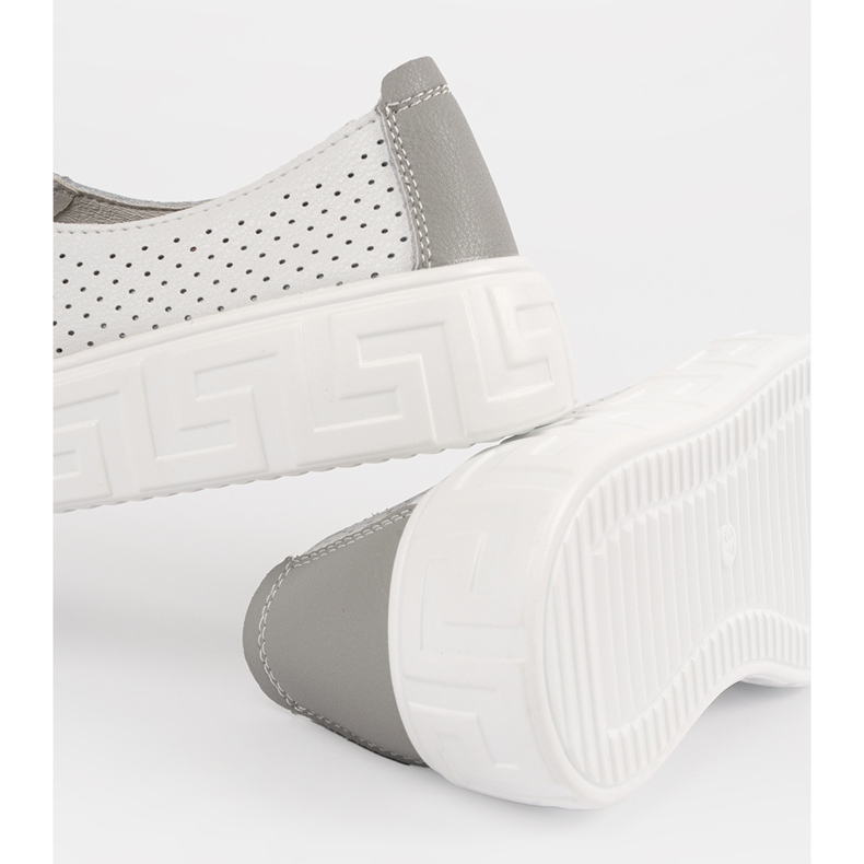 Zapatillas blancas de zapatillas atadas a Sergio Leone blanco 1 Zapatillas blancas de zapatillas atadas a Sergio Leone blanco 1