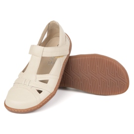 Zapatos Barefoot de mujer Ultralekkie Olivier 1285 Semiabelas para beige 3