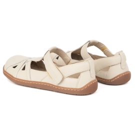 Zapatos Barefoot de mujer Ultralekkie Olivier 1285 Semiabelas para beige 4