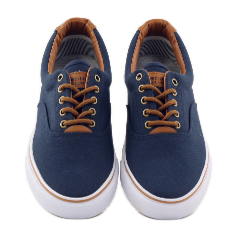 American Club Deportivas azul marino atadas 18-65 marrón 4 American Club Deportivas azul marino atadas 18-65 marrón 4