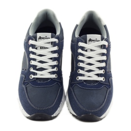 American Club zapatillas americanas 703039 blanco azul marino 4