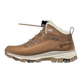 Jack Wolfskin Shoes Everquest Texapore Mid 4053581_5601 marrón 3