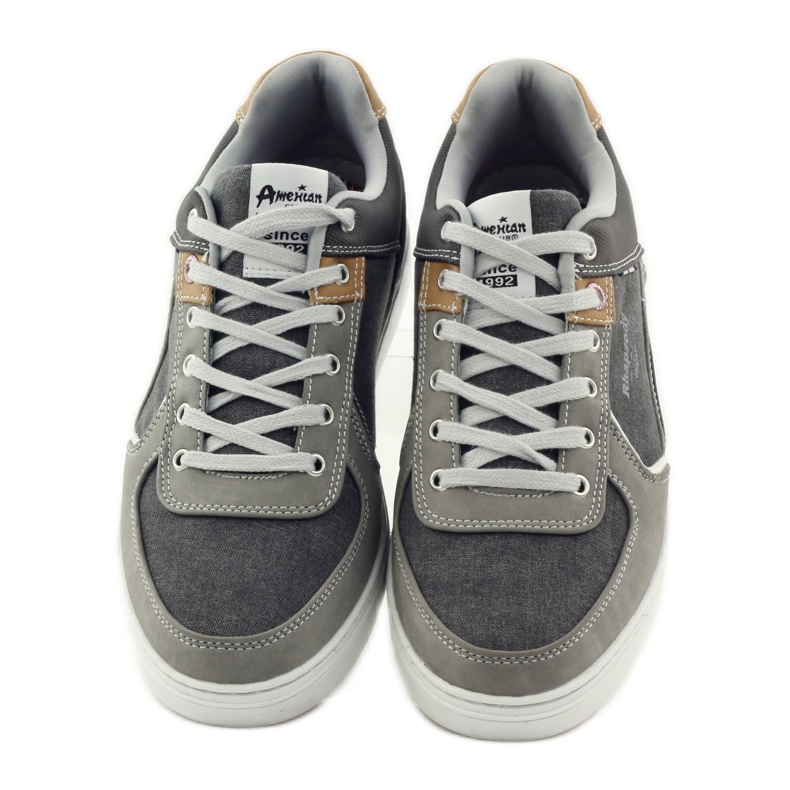 American Club Grey American 703021 zapatillas deportivas grises para hombre marrón 4