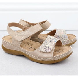 Evento Sandalias femeninas para beige Evalo 8988 2