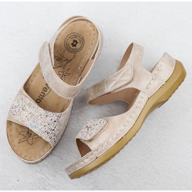 Evento Sandalias femeninas para beige Evalo 8988 3