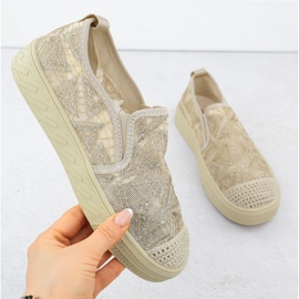 ARTIKER Apartrilles femeninas insertadas con encaje beige artker 56c2127 1