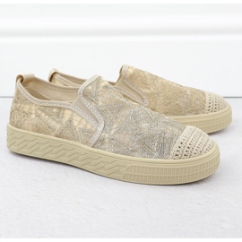 ARTIKER Apartrilles femeninas insertadas con encaje beige artker 56c2127 2
