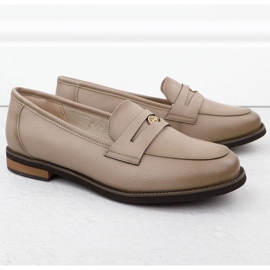 Cambell Zapatos de cuero, camel de beige femenino 00664 2
