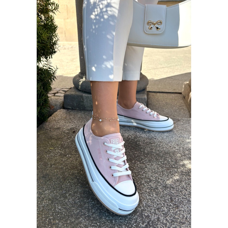 Big Star Star Nn274207 Femenino de zapatillas de zapatillas de zapatillas rosa 2