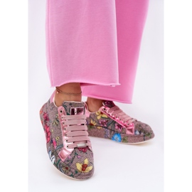 Zapatillas de deporte estampadas en la plataforma con una decoración de GOE RR2N4002 Multikolor multicolor 2 Zapatillas de deporte estampadas en la plataforma con una decoración de GOE RR2N4002 Multikolor multicolor 2