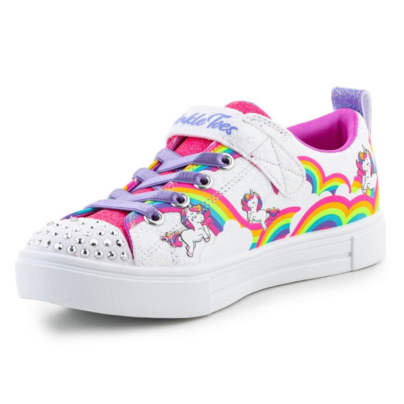 Zapatos Skechers Twinkle Toes S Lights Twinkle Sparks Jumpin Clouds 314809L-WMLT blanco 2 Zapatos Skechers Twinkle Toes S Lights Twinkle Sparks Jumpin Clouds 314809L-WMLT blanco 2